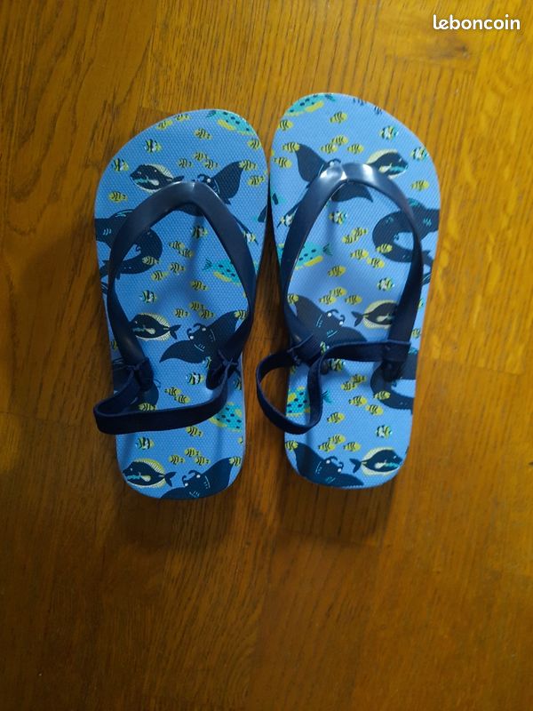 Tongs avec élastique arrière, 27/28 neuves Chaussures