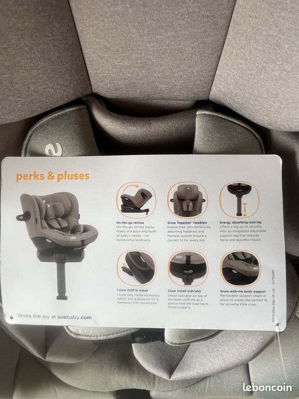 Siège auto ISOFIX Joie spin 360 (image 3)