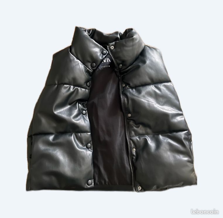 Doudoune sans manche femme Zara noire taille M Vêtements