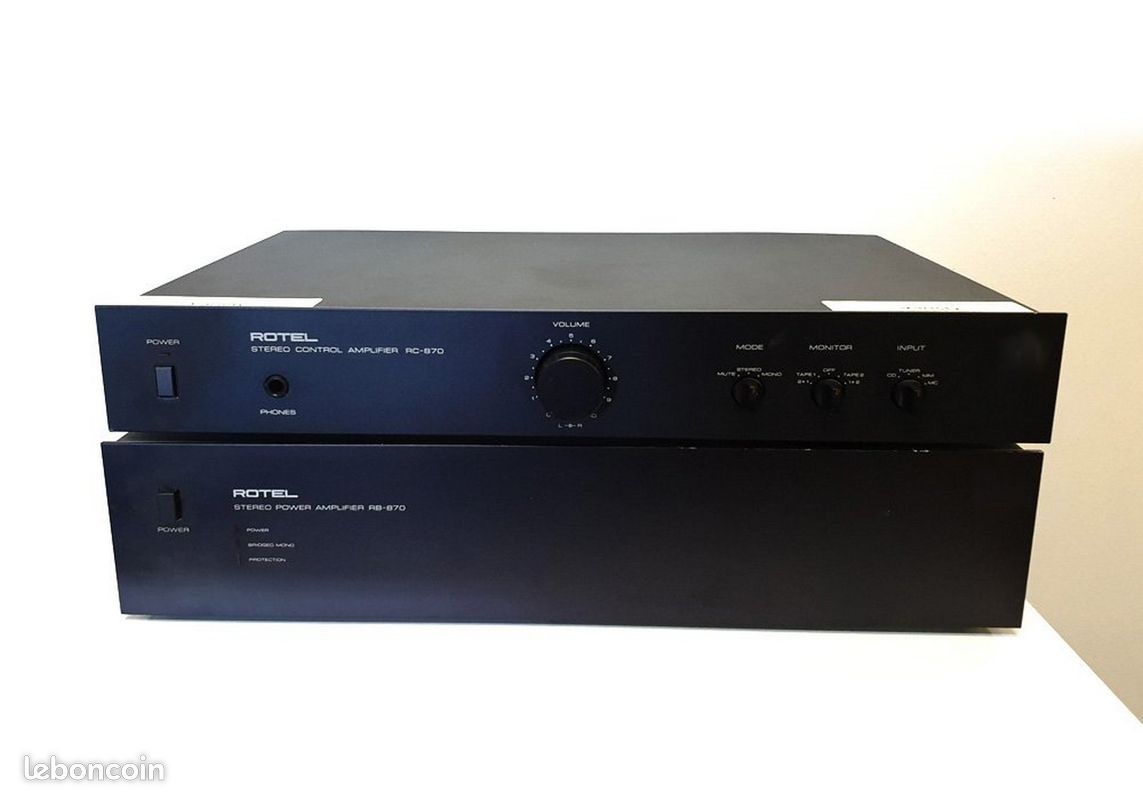 Ampli Pré ampli ROTEL rc870 (image 1)