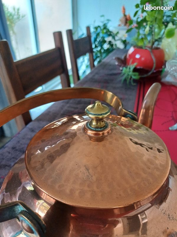 Bouilloire en cuivre vintage (image 2)