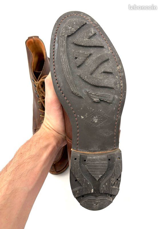Bottes De Randonnée Oak Harbor Homme – Cuir Marron, Taille 14 – État Excellent