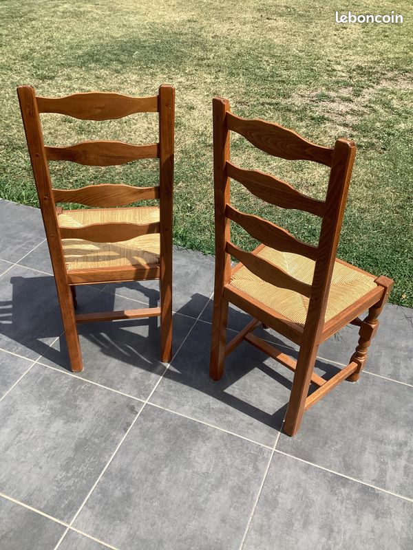 Lot de deux chaises paysannes (image 3)