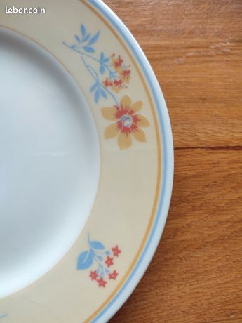 Assiettes Pasta Bowl Saturnia - Lot De 6 - Porcelaine Blanche - Diamètre 26cm