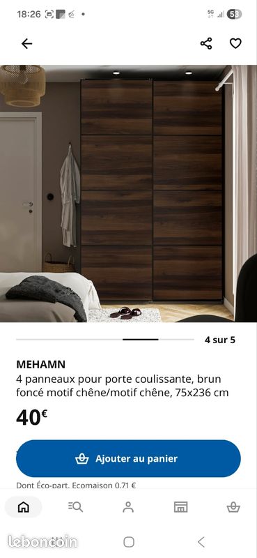 Panneaux Mehamn pour dressing Pax Ikea (image 8)