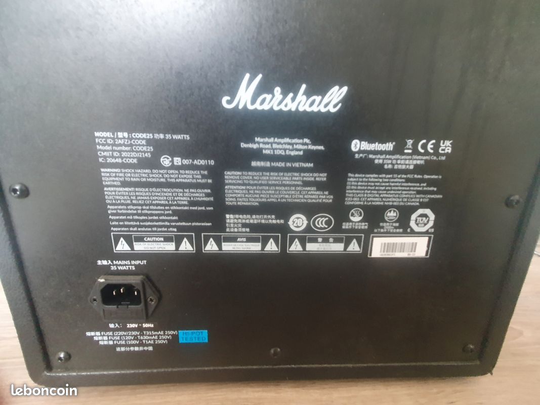 NEUF : Ampli MARSHALL CODE 25 (image 4)