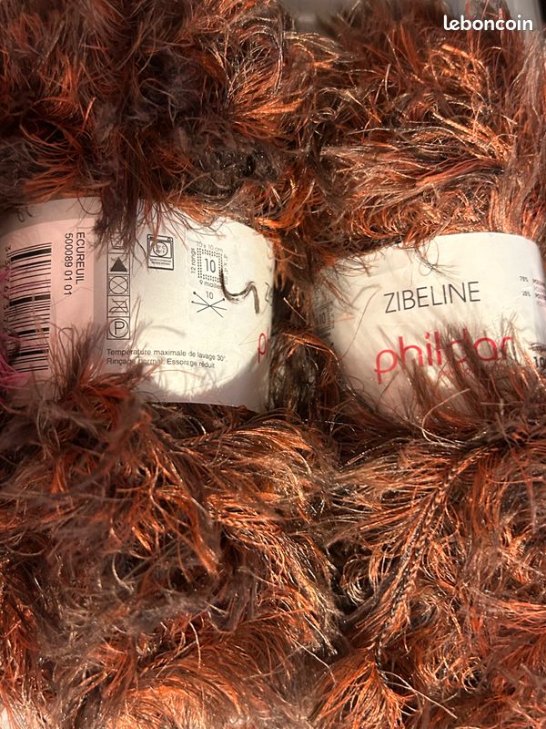Lot de 2 pelotes zibeline écureuil - Phildar (image 2)