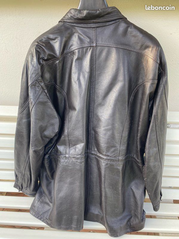 Blouson Levi's Taille L En Jean Bleu - Occasion Très Bon état - Coupe Regular