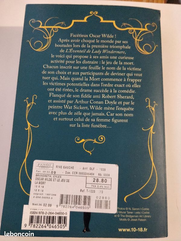 Livre Oscar Wilde (image 5)