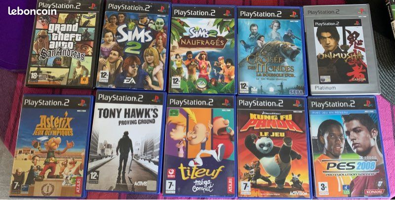 Lot de jeux ps2 10$ chacun - Video Games