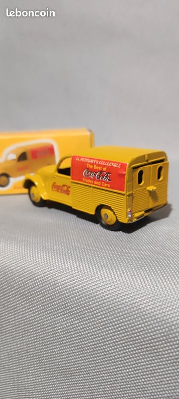 Miniature Dinky Toys Citroën 2CV AZLP (1/43) Années 1962-1970 - Roues Concaves, Occasion