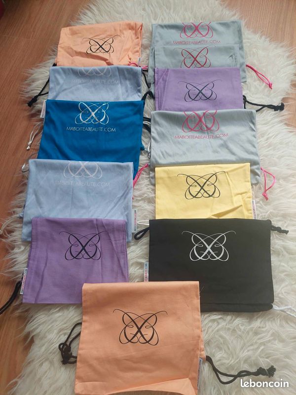 Lot pochons de rangement en tissu MyLittleBox TBE (image 1)