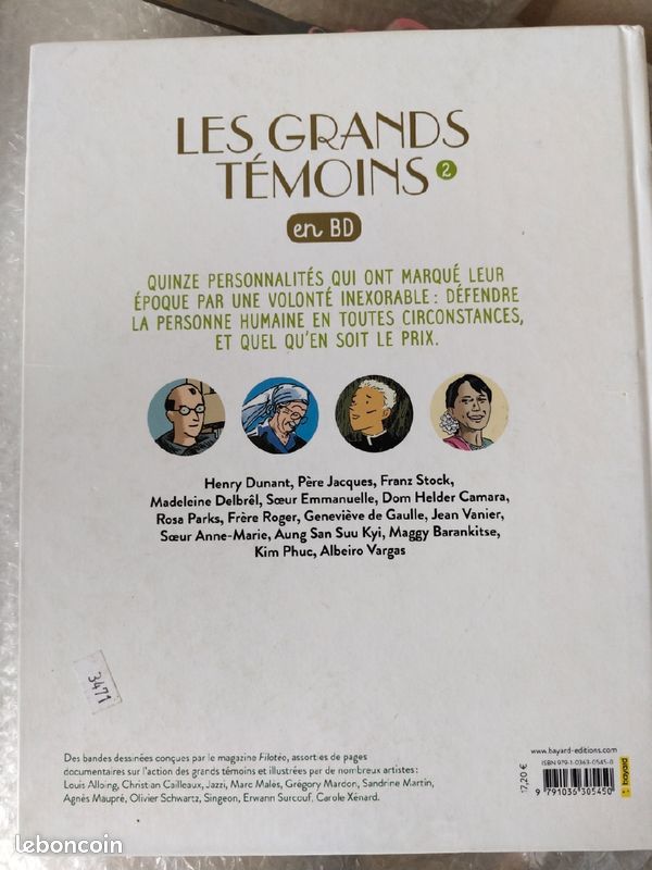 Lot Livres BD Les grands témoins (image 2)