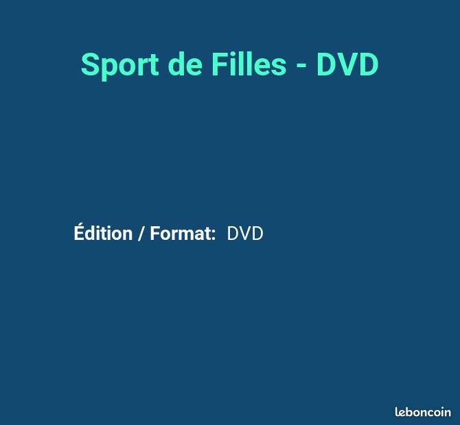 Sport de Filles - DVD (image 2)