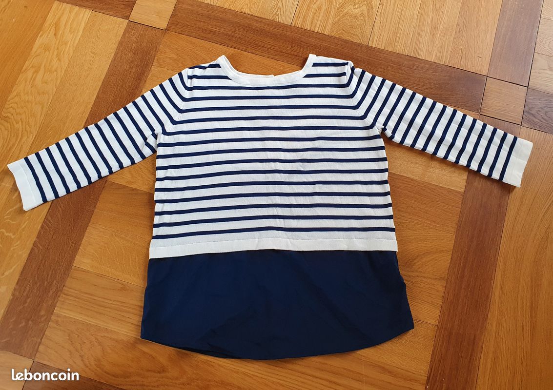 Pull marinière neuf (image 1)