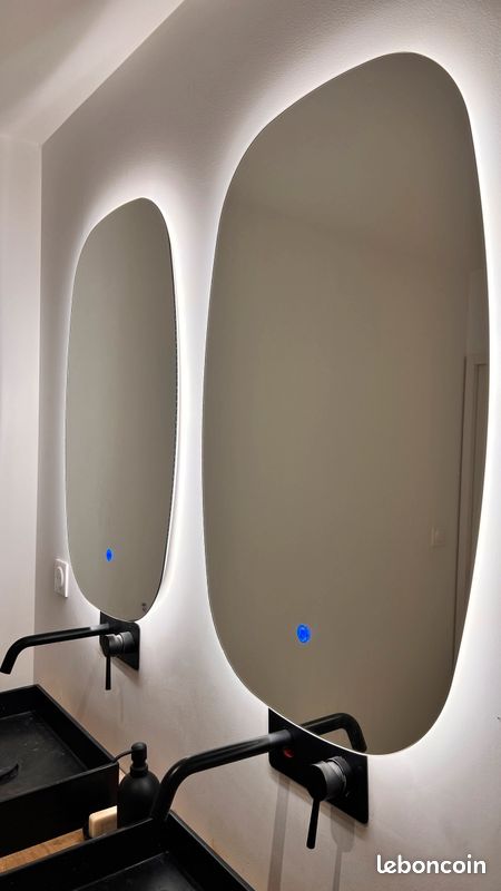 2 Miroirs chauffant LED 58x90 (image 2)