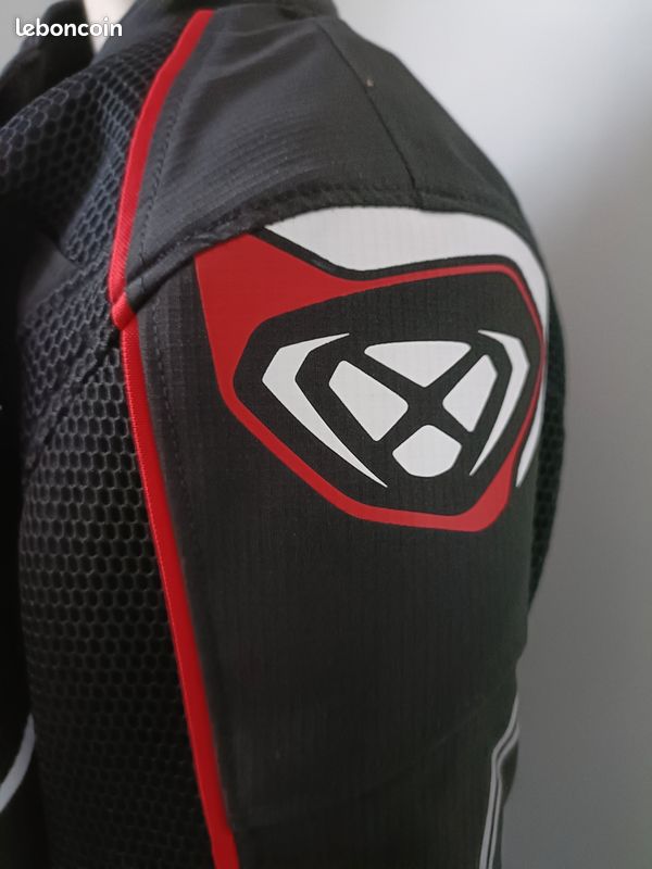 Ixon Flicker Veste Moto Homme 3-en-1 – Certifiée CE Classe A, Ventilation Max & Protection
