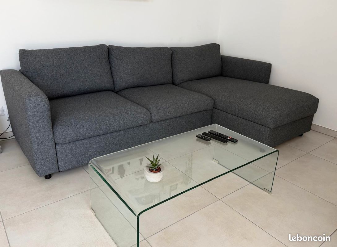 Canapé Convertible 2 Places IKEA Gris – Tout Confort Pour Le Salon !