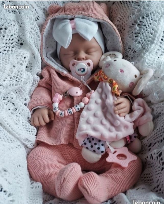 Anano Bebe Reborn Fille Silicone Plein Corps 20 Pouces - Poupée