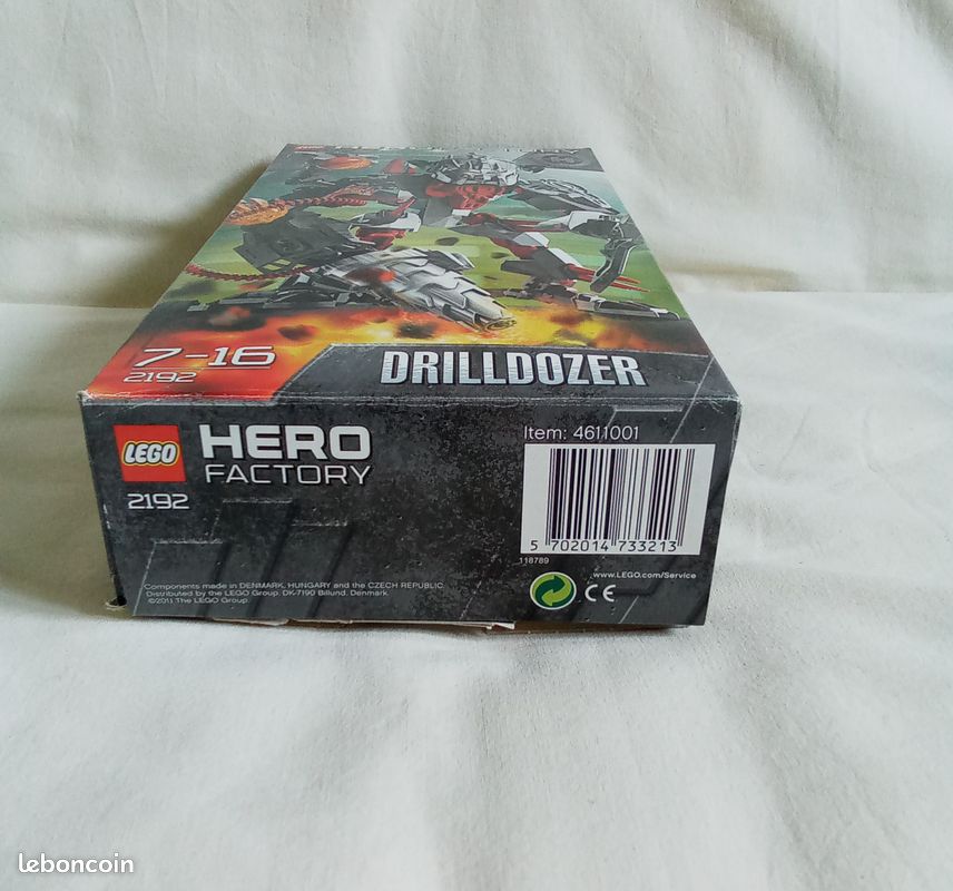 Lego Hero Factory Drilldozer  2192  - Neuf Boîte Abîmée à Beaulieu Isère 20010760