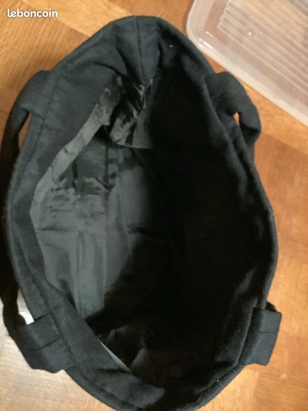 Beau sac à main en patchwork, neuf intérieur velours, noir (image 10)