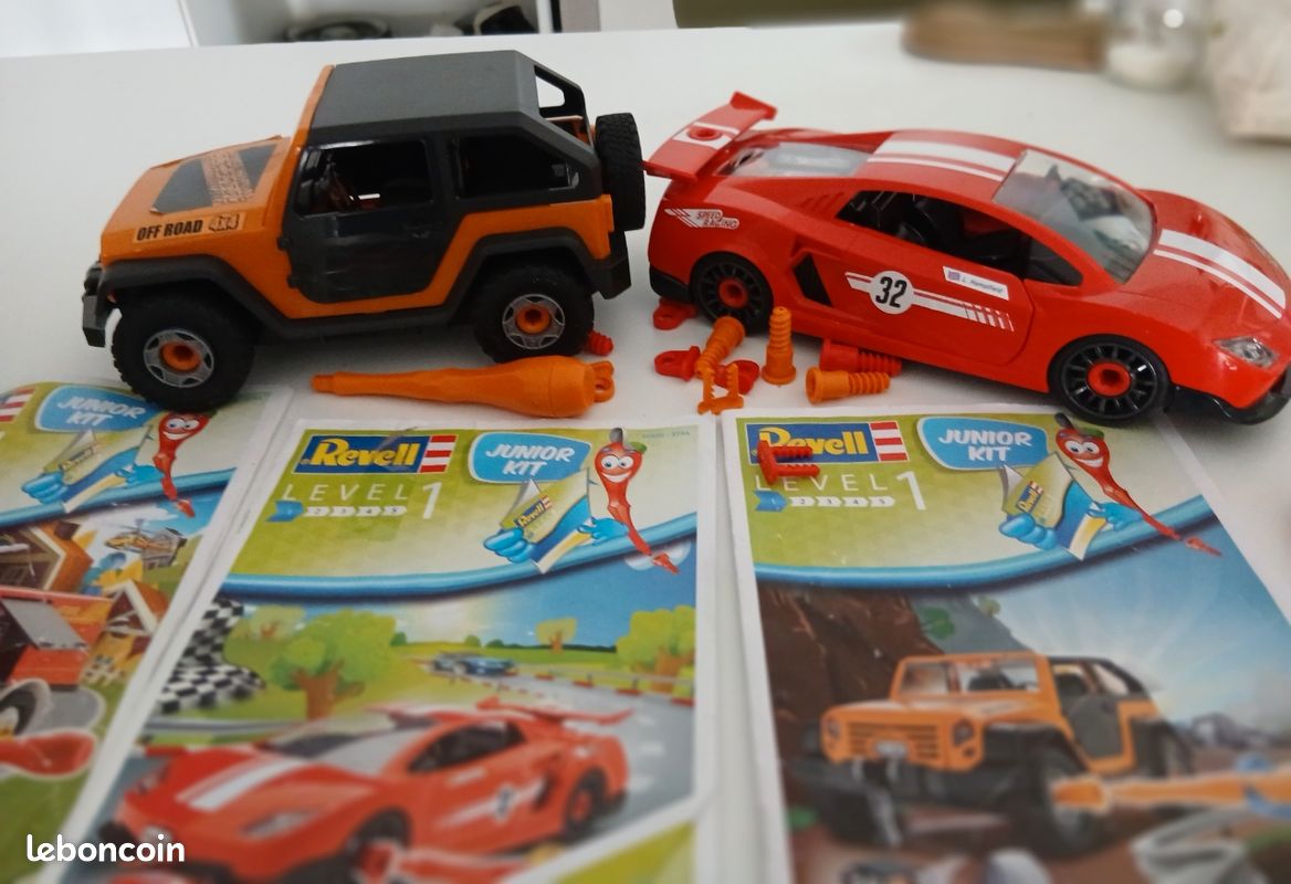 Revell junior kit camion+voiture+jeep (image 2)