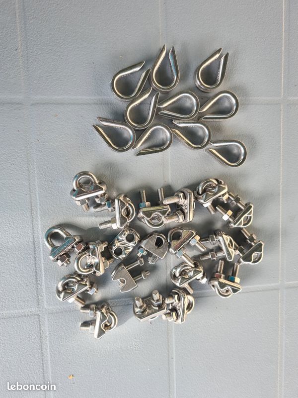 Serre câble inox (image 1)