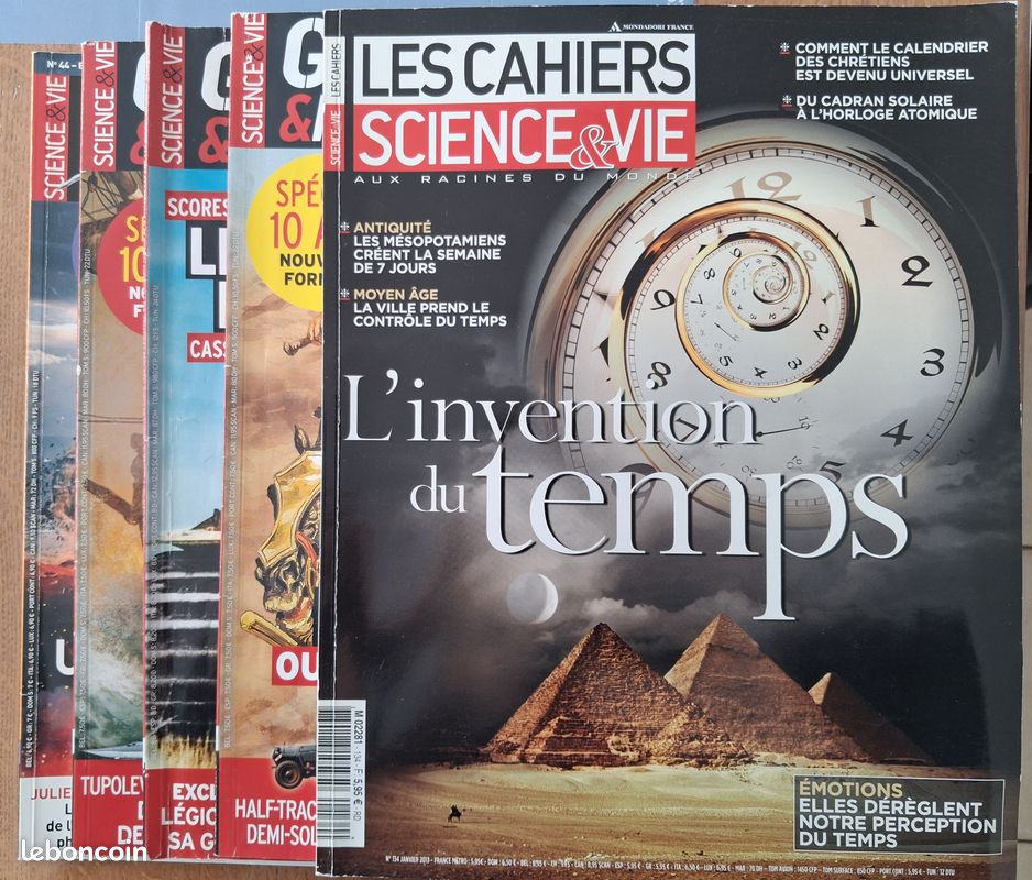 Lot de 5 numéros SCIENCE ET VIE (image 1)