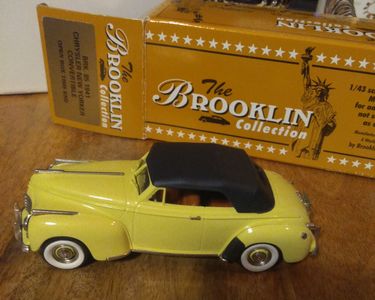 Modèle Réduit Brooklin Models - Chrysler New Yorker Cabriolet 1941 - Échelle 1:43 - Occasion