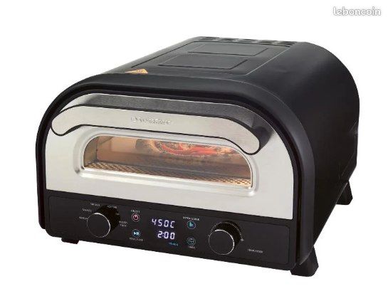 Four a pizza électrique lidl silvercrest 450 degrés neuf dans son carton (image 2)