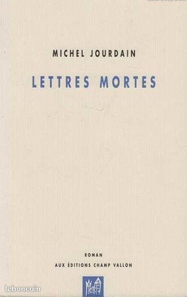 Lettres mortes - Michel Jourdain (image 1)