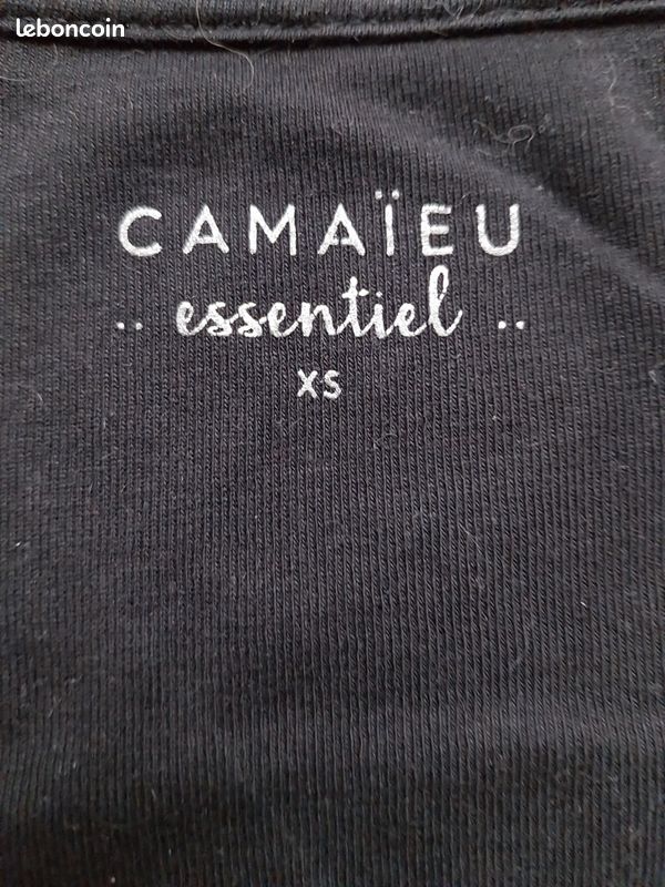 T-shirt col V Camaïeu (image 3)