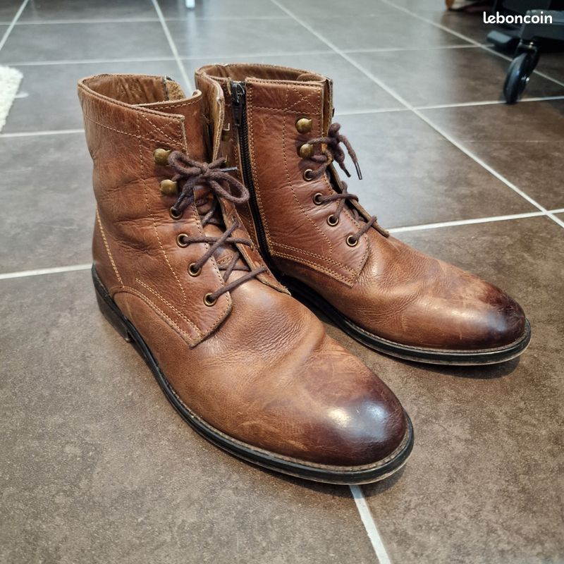 Pier One Chaussures Homme Pier One Bottines à Lacets Cheap