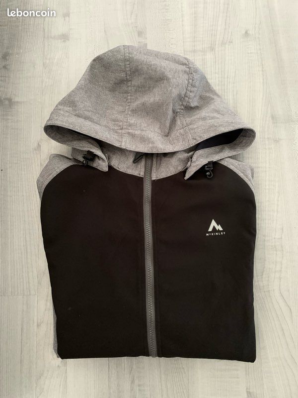 Veste softshell coupe-vent McKinley Trundle II Gris (image 1)