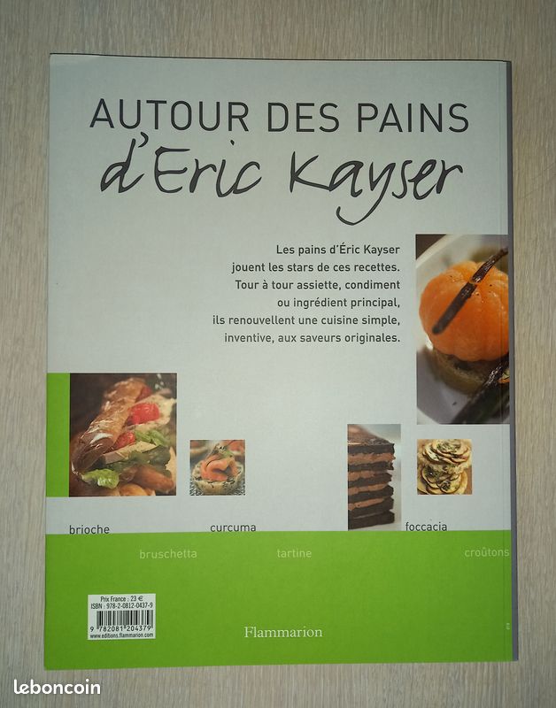 Livre AUTOUR DES PAINS d'Eric Kayser (image 4)
