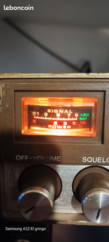 Haut-parleur radio amateur CB R-46B modèle Hallicrafters vintage