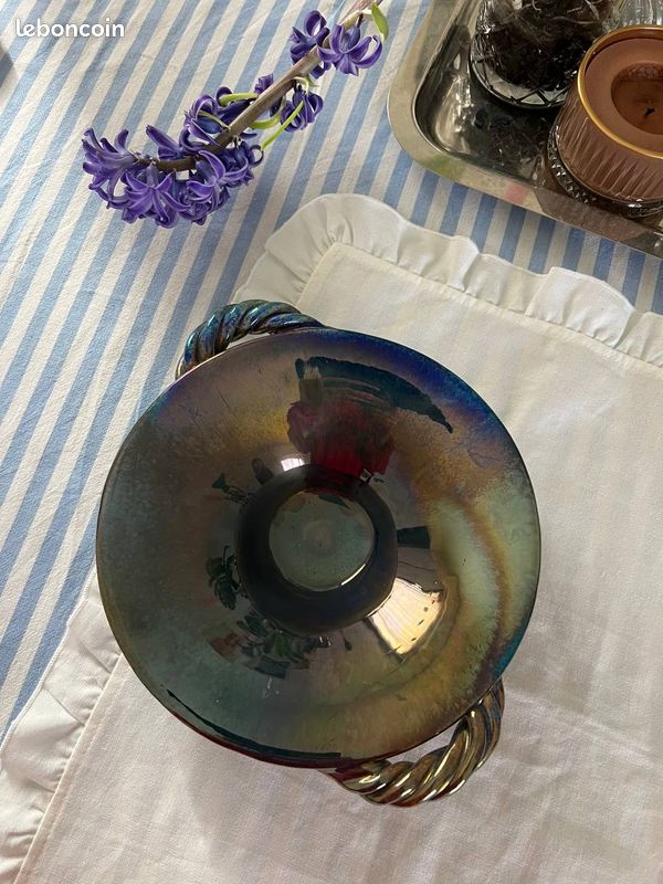 Saladier vintage en céramique émaillée – Emaux de Vichy (image 13)