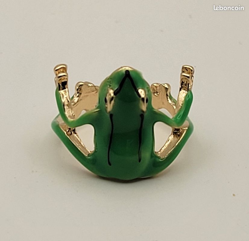 Zonster Bague Grenouille Bague polymère Argile résine bagues pour Filles Bijoux Animaux pour Femmes d'été Mode Voyage Bijoux Cadeaux
