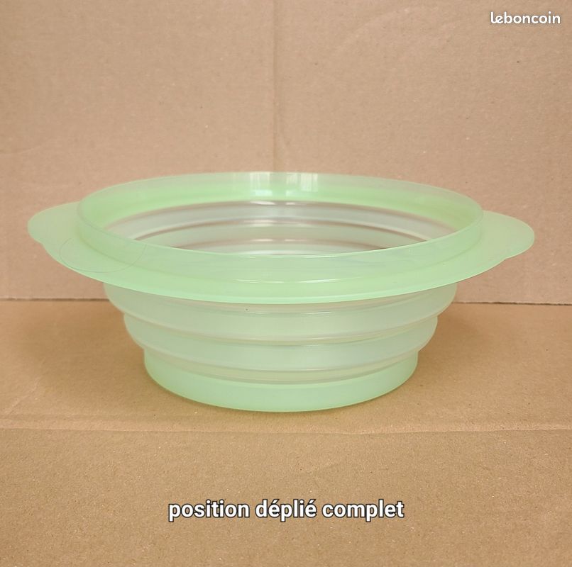 Boîte hermétique 950 mL pliable Minimax Tupperware neuve emballée (image 3)