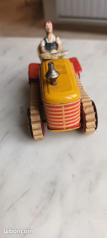 Lot de 2 jouets vintage en étain, Allemagne de l'Ouest et Japon