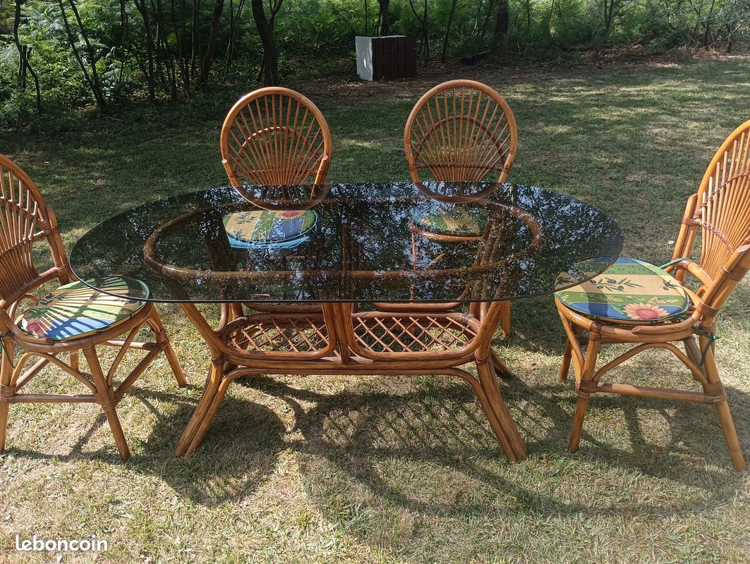 Mobilier en osier (image 2)