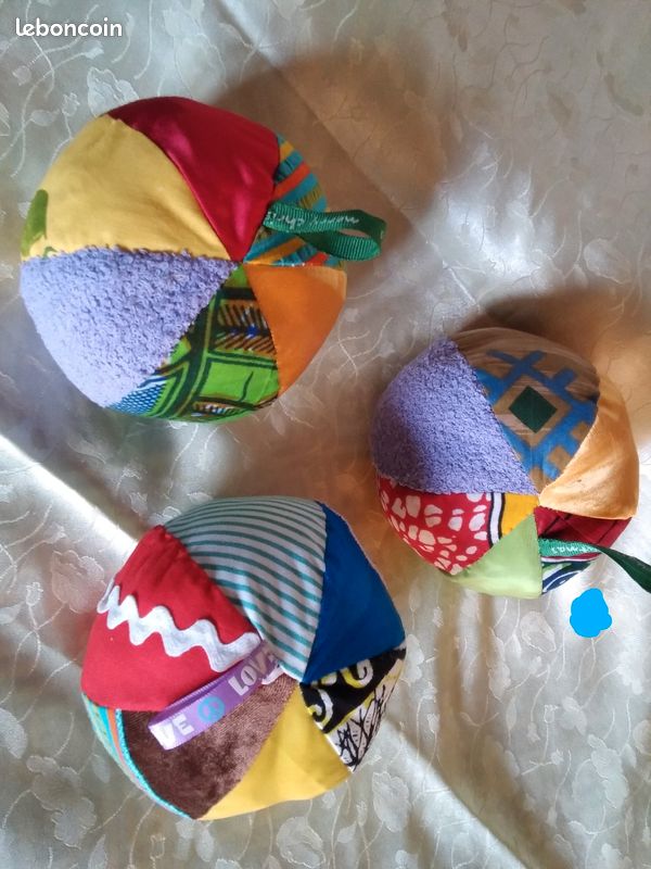 Balles tissu pour bébé/création neuve (image 1)