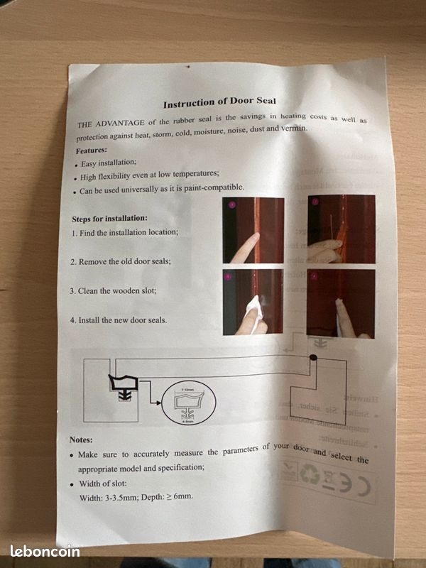 Join de Porte intérieur (image 3)
