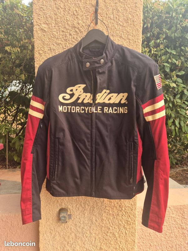 Blouson moto indian homme taille s neuf avec étiquette Vêtements