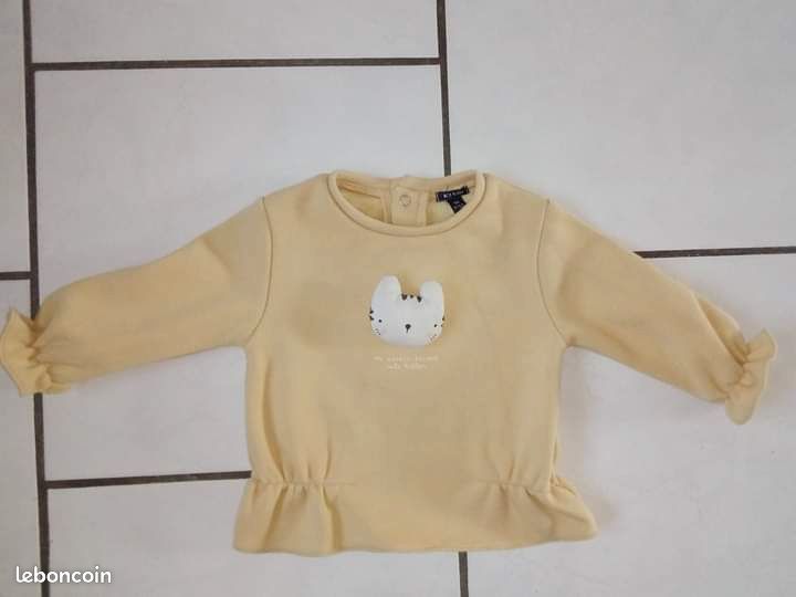 Robes, jupe, pull et maillots manches longues fille 9 mois (image 1)