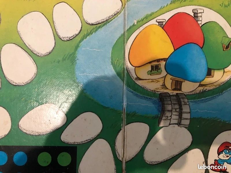 PEYO - SCHTROUMPFS smurfs - album les schtroumpfs joueurs dédicacé