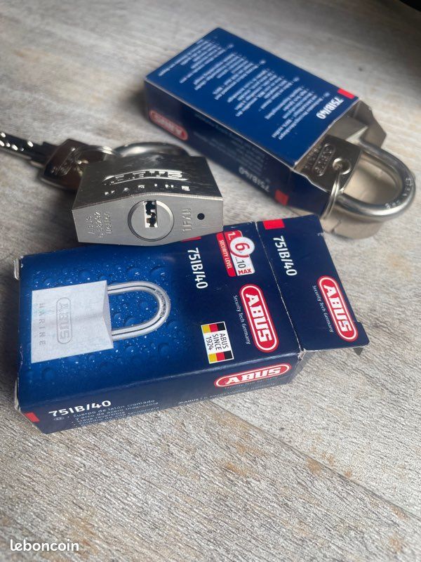 2 Cadenas ABUS marine inox 75IB/40 (image 1)