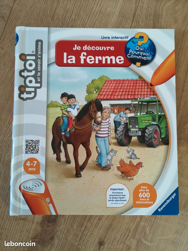 Livre tiptoi je découvre la ferme (image 1)