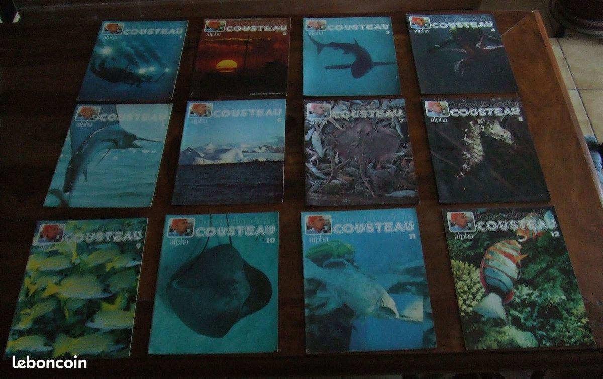 12 premiers numéros de l'encyclopédie Cousteau (image 1)
