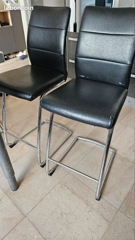Chaise haute pour cuisine ou bar (image 2)